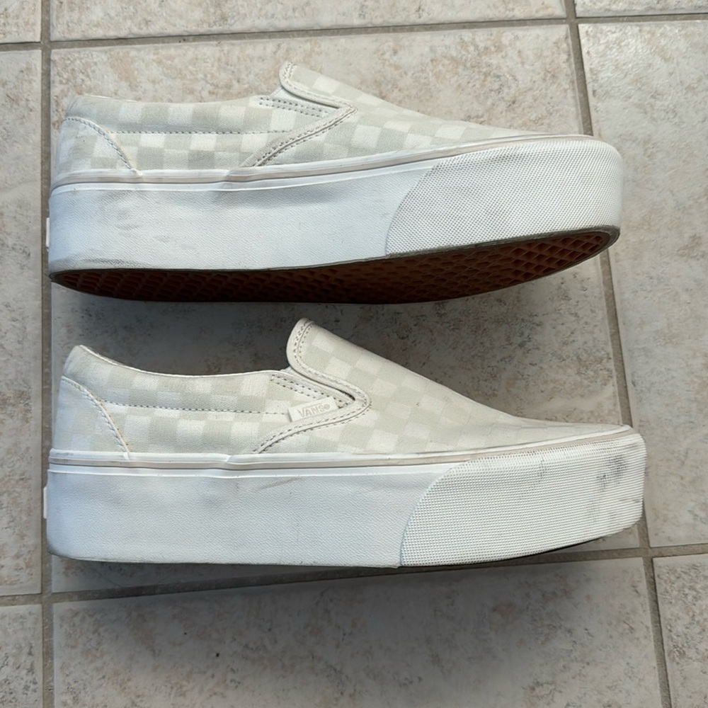 Stackform slip on vans
